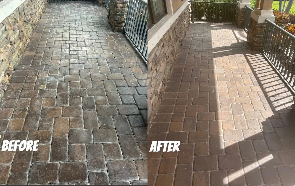 Pressure Washing project by JNT in the Tampa Bay area